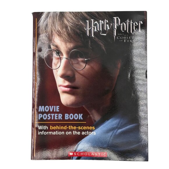 Harry Potter And The Goblet Of Fire Movie Poster Book With Behind-The-Scenes Inf - Picture 1 of 2